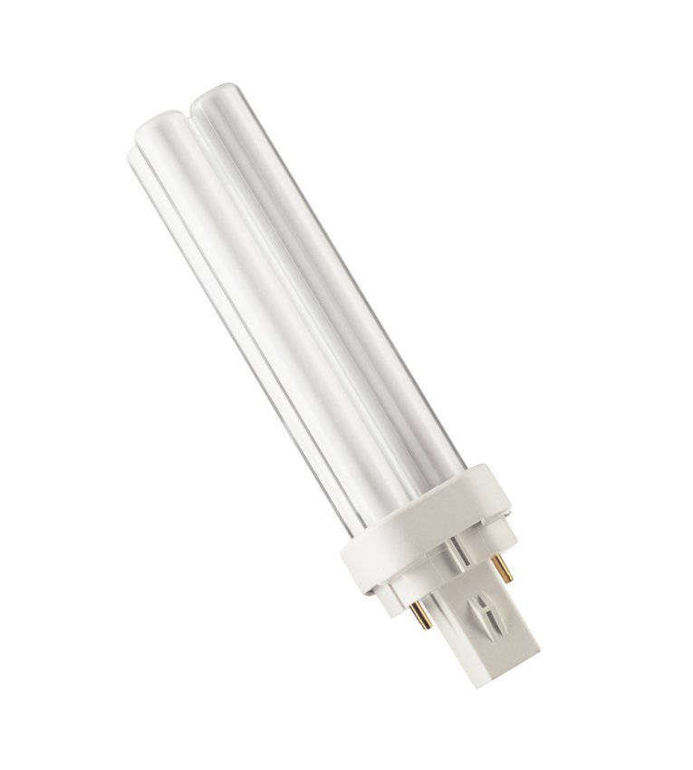 Лампа люмінесцентна компактна Master PL-S 2P 18W/840 4000К G24 d-2 Philips - 927905784040