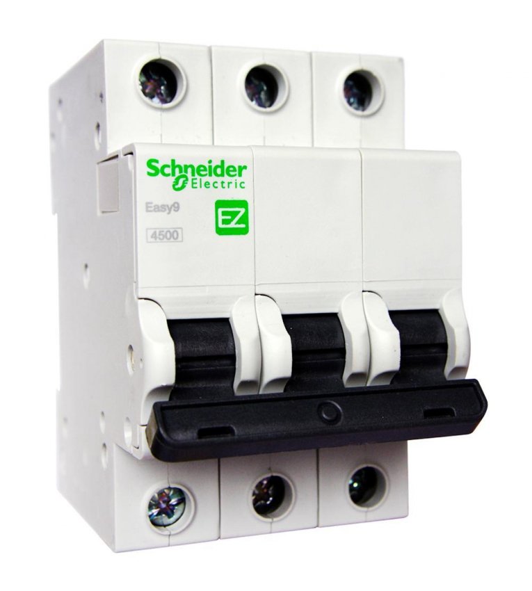 Автоматический выключатель Schneider Electric EZ9F34325 Easy9, 3p, 25A - EZ9F34325