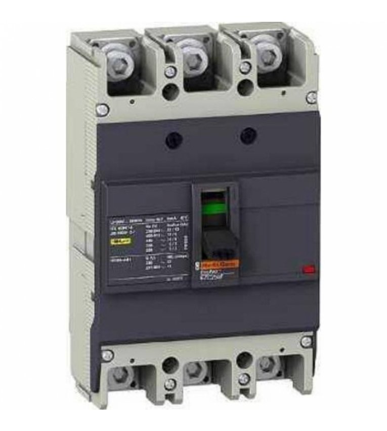 Автоматичний вимикач Schneider Electric EZC250N 3P3T 25кА 160A - EZC250N3160