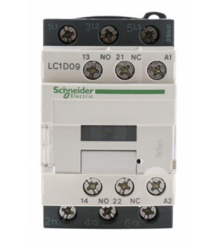 Контактор TeSys 3Р,9A,НО+НЗ Schneider Electric - LC1D09M7