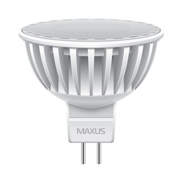 Лампа LED LED-295 MR16 4Вт 3000K, GU5.3 Maxus - 1-LED-295