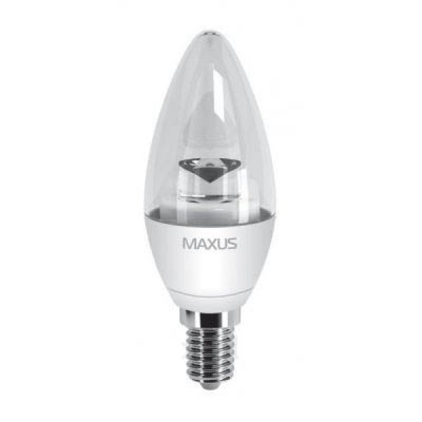 Светодиодная лампочка 1-LED-330 C37 4Вт Maxus 5000К, Е14 - 1-LED-330