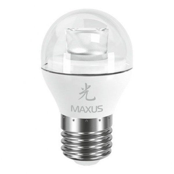 Лампа светодиодная 1-LED-433 G45 4Вт Maxus 3000K, E27 - 1-LED-433
