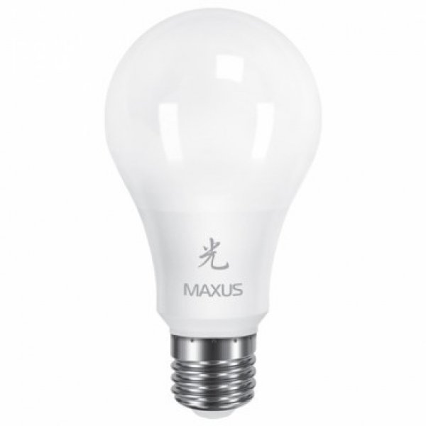 LED лампа 1-LED-461-01 А65 12Вт Maxus 3000К, Е27 - 1-LED-461-01