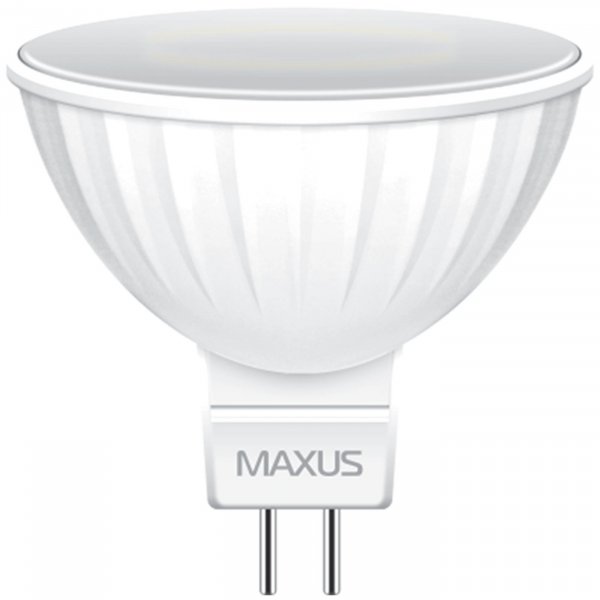 LED лампочка 1-LED-513 MR16 5Вт Maxus 3000К, GU5.3 - 1-LED-513