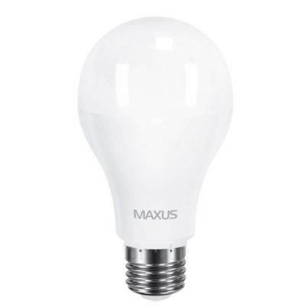 Лампа світлодіодна 1-LED-563-01 А65 12Вт Maxus 3000К, Е27 - 1-LED-563-01