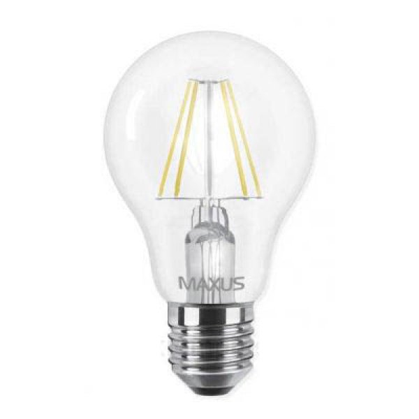 Лампа світлодіодна 1-LED-565 А60 8Вт Maxus (Filament) 3000К, Е27 - 1-LED-565