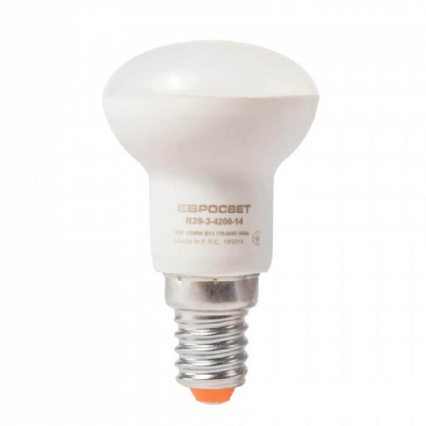 LED лампочка R39-3-4200-14 3Вт Євросвітло 4200K, Е14 - 39117