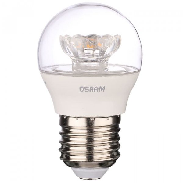 Лампа LED Star прозрачный шар CLP40 5,4Вт 3000К Е27 Osram - 4052899971639