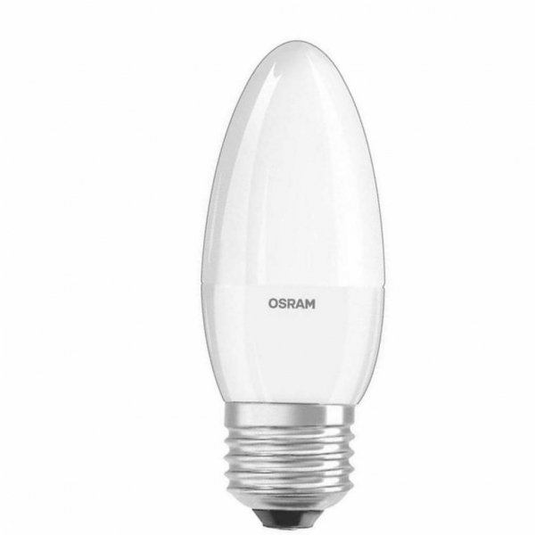 Лампа Osram LED Star 6,5Вт 3000К Е27, свічка - 4058075134232