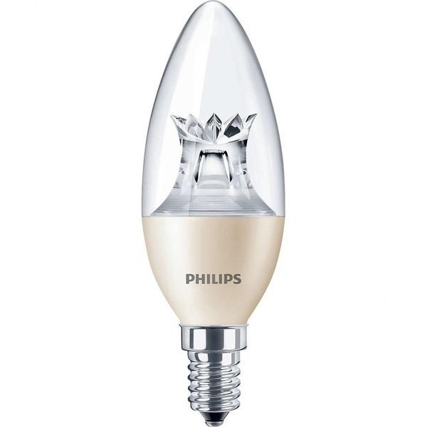 Светодиодная лампа под диммер MAS LEDcandle DT 6Вт Philips E14 B38 CL_AP - 929001140408