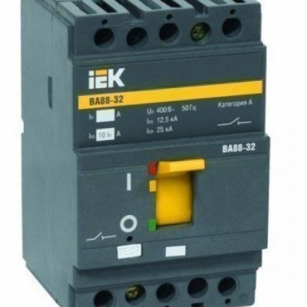 ВА88-32 3Р 12,5А 25кА IEK автоматический выключатель - SVA10-3-0012