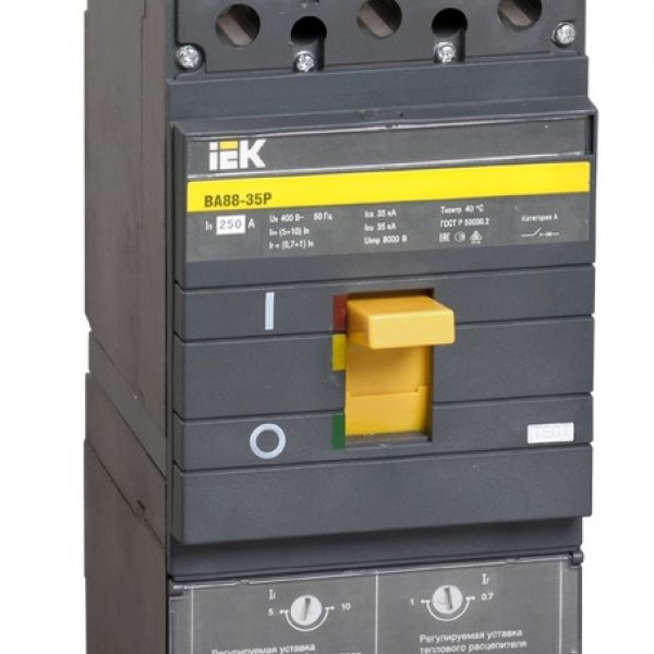 ВА88-35Р 3Р 140-200А (1,0-2,0кА) 35кА IEK автоматический выключатель - SVAR30-3-0200