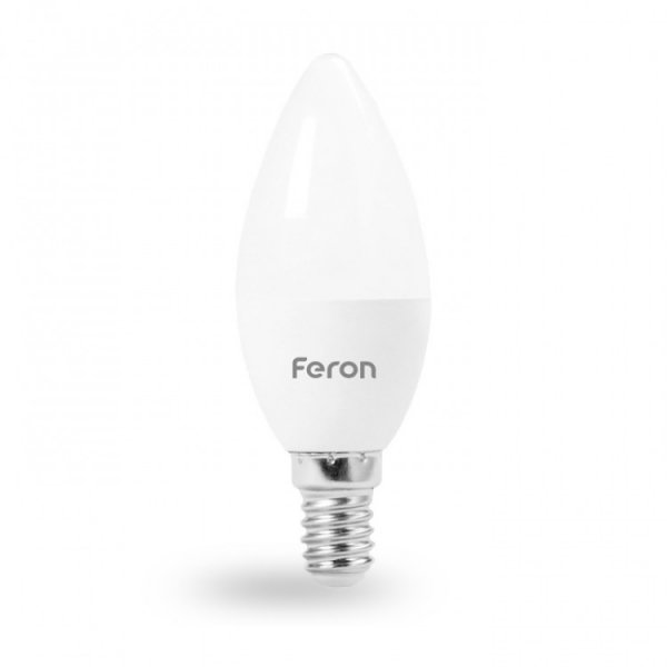 Світлодіодна лампа Feron 5036 LB-737 6Вт 2700К C37 Е27 - 5036