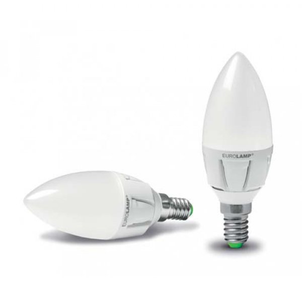 Світлодіодна лампа Eurolamp ЕКО Candle dimmable 6Вт E14 3000K - LED-CL-06143(T)dim