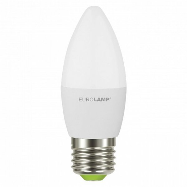 Лампочка светодиодная TURBO Candle 6Вт Eurolamp 3000К свеча, E27 - LED-CL-06273(T)