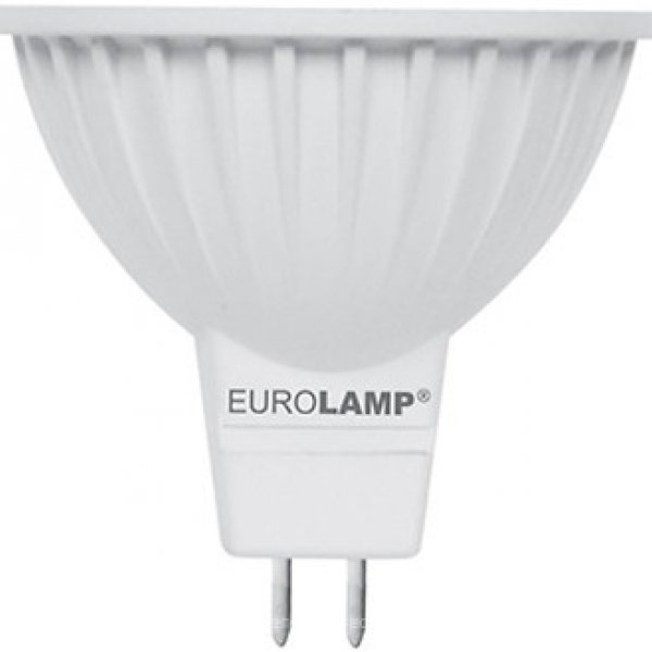 Лампа світлодіодна Eurolamp TURBO NEW MR16 5Вт GU5.3 3000K 12V - LED-SMD-05533(12)(T)new