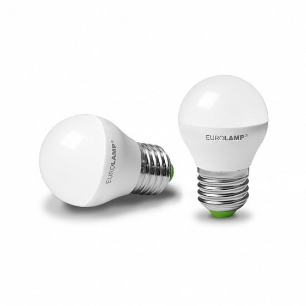 Промо-набор LED Ламп Eurolamp ЕКО «Е» G45 5Вт E14 3000K «1+1» - MLP-LED-G45-05143(E)
