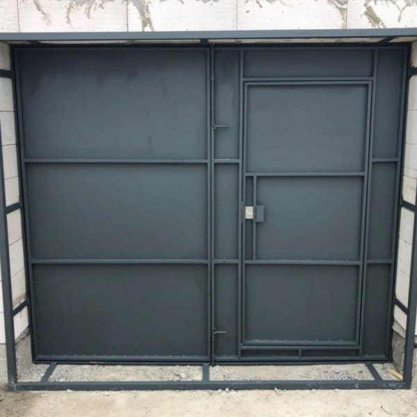 Ворота металеві в гараж Platinum electric - ptc00018