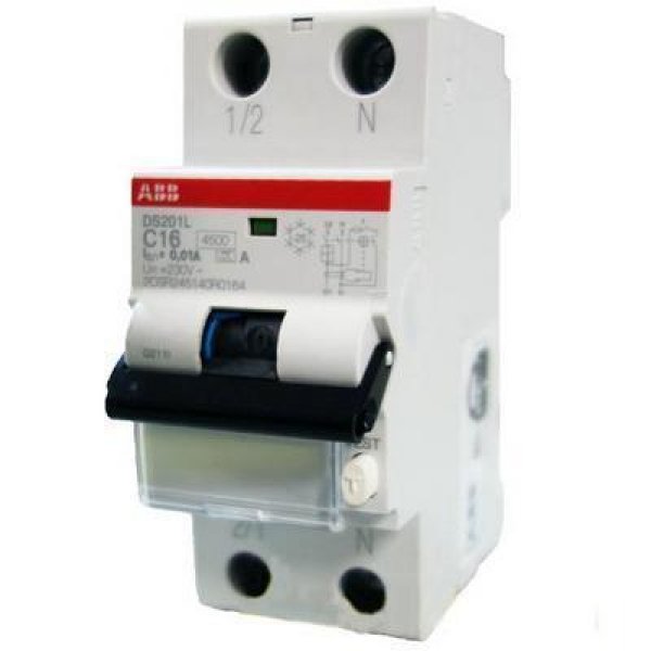 Выключатель автоматический дифференциальный ABB DS 951 AC-B16/0,03A - 16021021