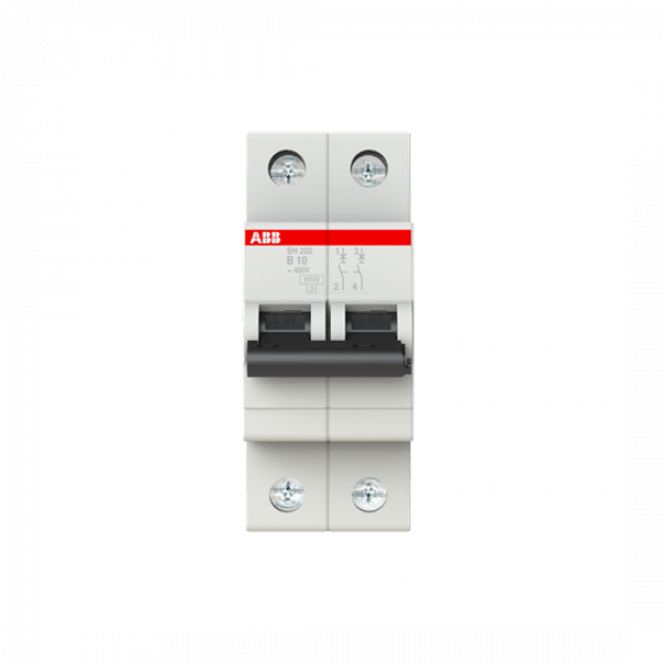 Електричний автомат ABB SH202-B10 тип B 10А - 2CDS212001R0105