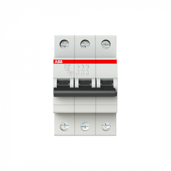 Автовыключатель ABB SH203-C10 тип C 10А - 2CDS213001R0104