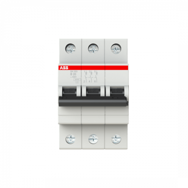Электрический автомат ABB SH203-B20 тип B 20А - 2CDS213001R0205