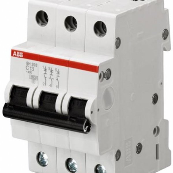 Автоматический выключатель ABB SH203-C63 тип C 63А - 2CDS213001R0634