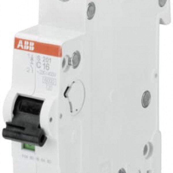 Автоматический выключатель ABB S201-C1,6 тип C 1,6А - 2CDS251001R0974