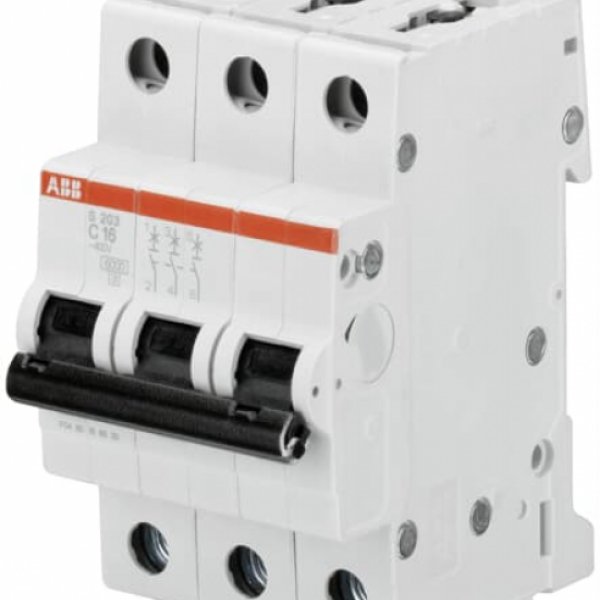 Электрический автомат ABB S203-C4 тип C 4А - 2CDS253001R0044