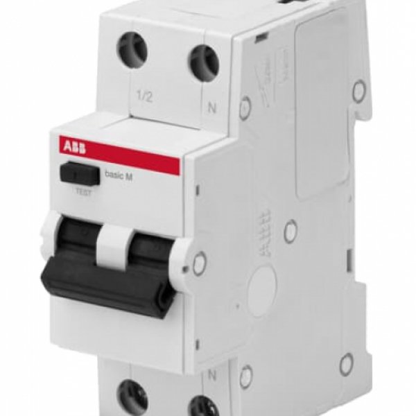 Дифференциальный автоматический выключатель ABB BASIC M 1Р+N 10А 4.5кА - 2CSR645041R1104