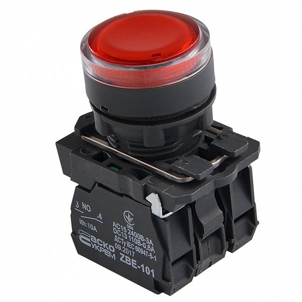 TB5-AW34M5 Кнопка с подсветкой красная АСКО-УКРЕМ - A0140010174