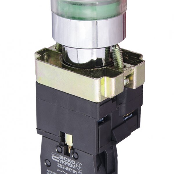 XB2-BW3371 Кнопка с подсветкой зеленая АСКО-УКРЕМ - A0140010021