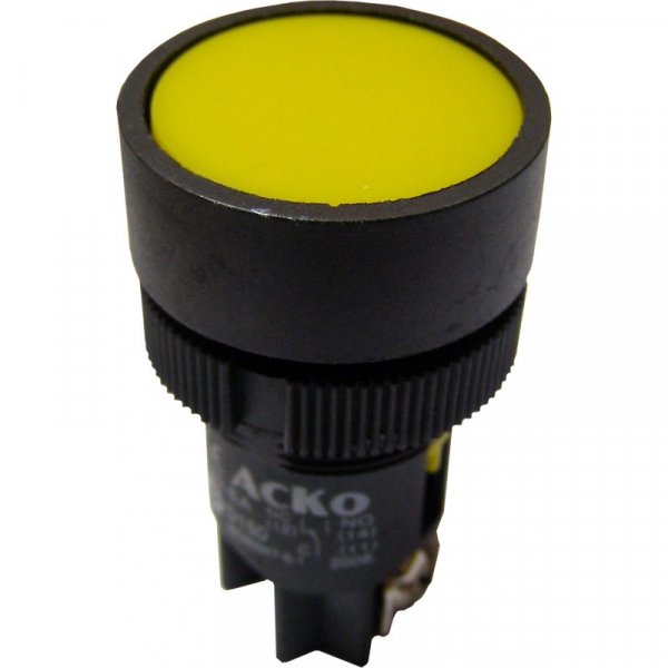 XB2-ЕA155 Кнопка 'Старт' жовта (NO+NC) АСКО-УКРЕМ - A0140010042