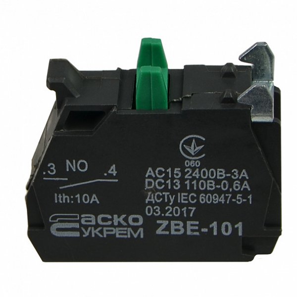 ZBE-101 N/О Контакт для кнопок TB5 АСКО - A0140010180