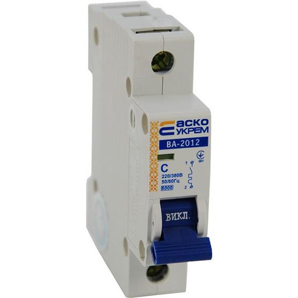 Автоматичний вимикач Аско-Укрем ECO 1p C 10A - ECO010010002