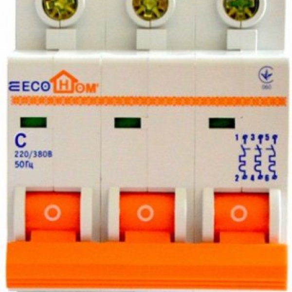Автоматический выключатель Аско-Укрем ECO 3p С 16A - ECO010030003