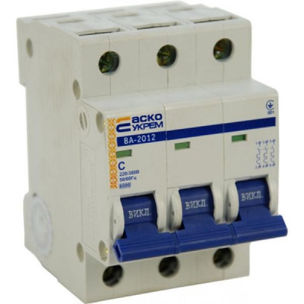 Автоматический выключатель Аско-Укрем ECO 3p С 25A - ECO010030005