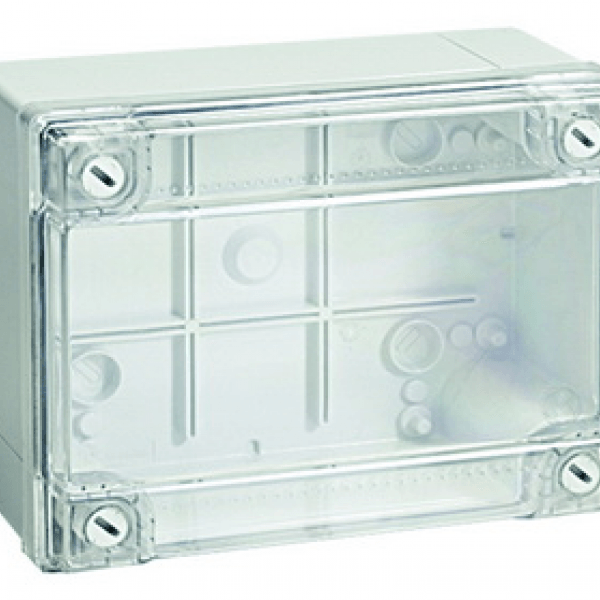 Коробка розпаювальна з гладкими стінками, прозора кришка, IP56, 190х140х70мм ДКС України - 54120