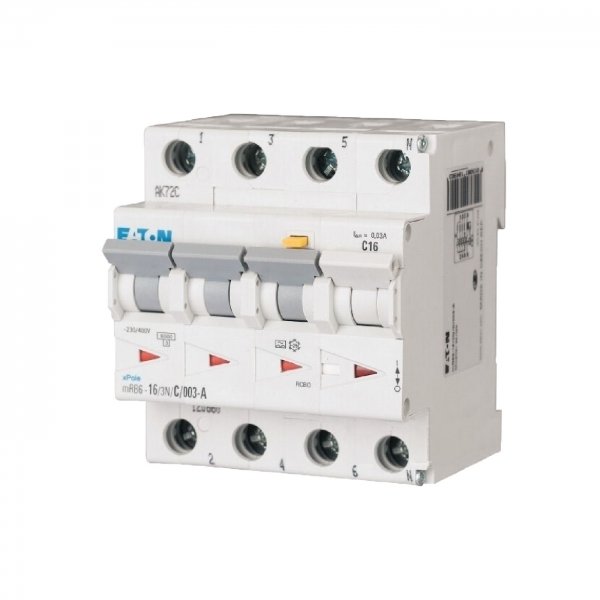 mRB4-20/3N/C/01-A диференційний автоматичний вимикач EATON (Moeller) - 120679