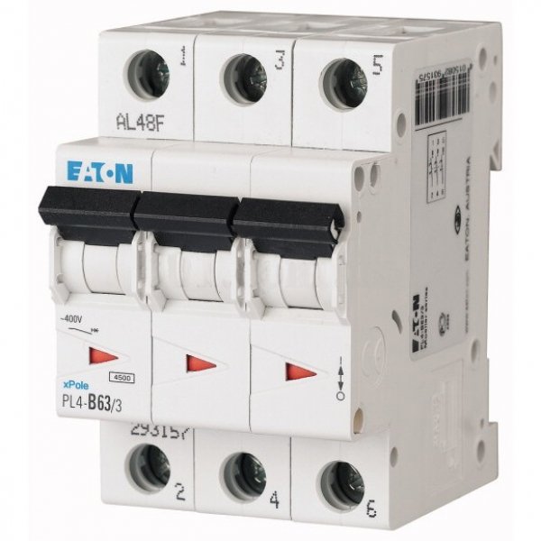 PL4-C20/3 автоматический выключатель EATON (Moeller) - 293161