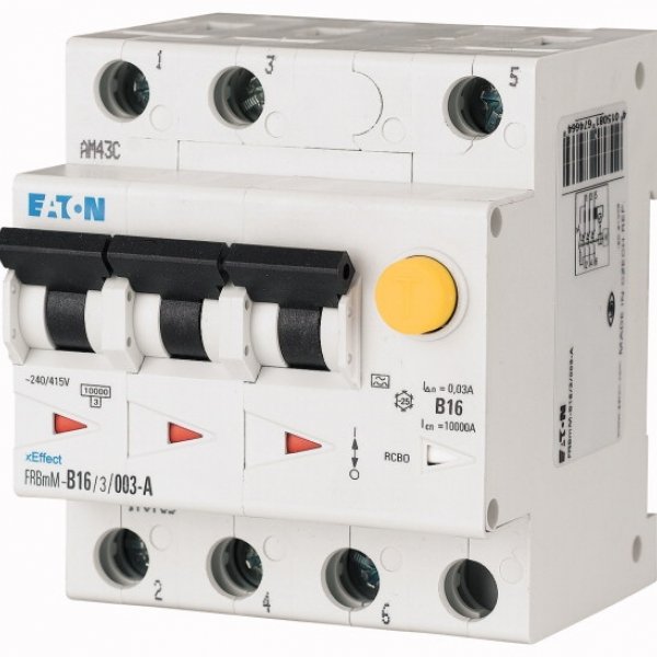 FRBMM-D6/3/01-A диференційний автоматичний вимикач EATON (Moeller) - 170749