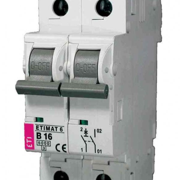 Автоматичний вимикач ETI 002113519 ETIMAT 6 2p В 32А (6 kA) - 2113519