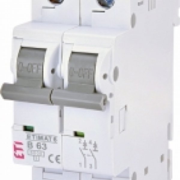 Автоматический выключатель ETI 002113522 ETIMAT 6 2p В 63А (6 kA) - 2113522