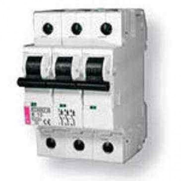 Автоматический выключатель ETI 002125715 ETIMAT 10 3p B 13А (10 kA) - 2125715
