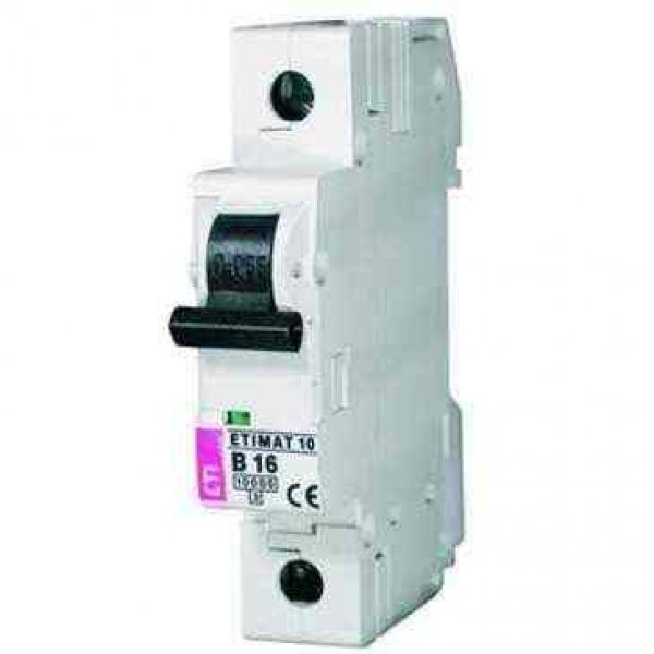 Автоматичний вимикач ETI 002127714 ETIMAT 10 DC 1p В 10A (6kA) - 2127714