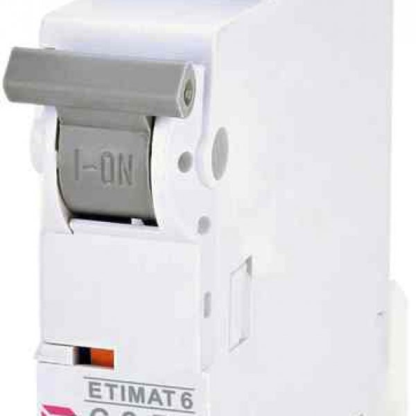 Автоматический выключатель ETI 002141501 ETIMAT 6 1p C 0.5A (6kA) - 2141501