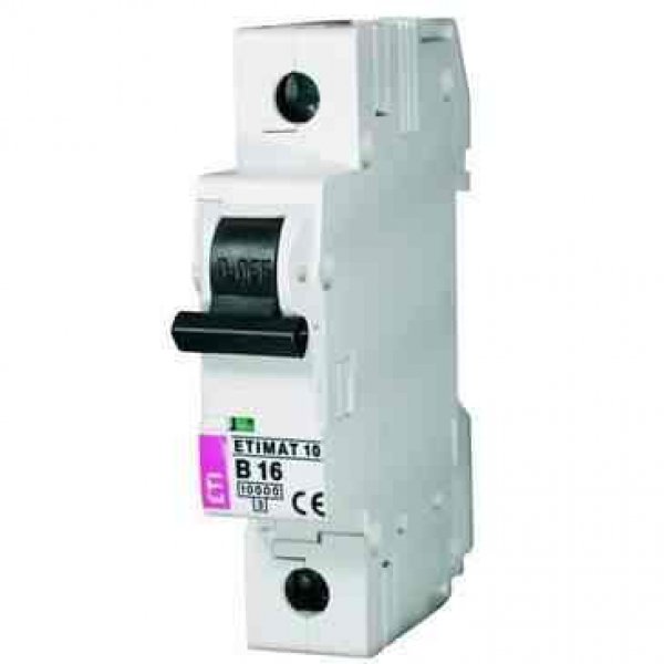 Автоматичний вимикач ETI 002141515 ETIMAT 6 1p C 13А (6 kA) - 2141515