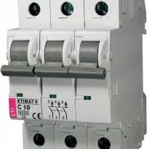 Автоматичний вимикач ETIMAT 6 3p С 10А - 2145514
