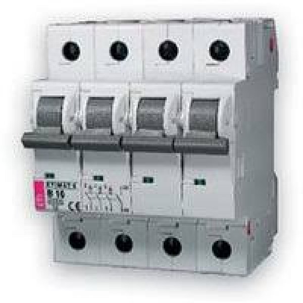 Диференціальний автомат ETI 002174424 KZS-4M 3p+N C 16/0.1 тип A (6kA) - 2174424